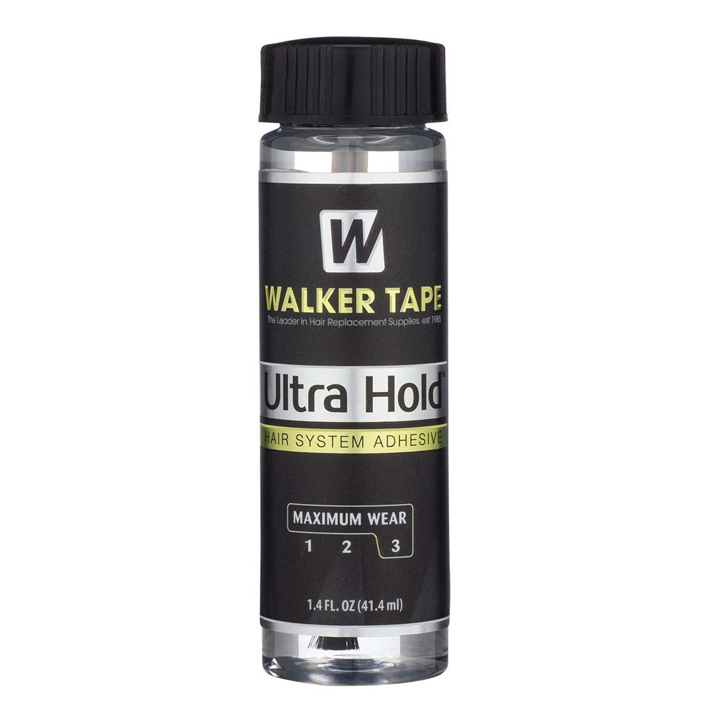 Walker Tape Ultra Hold adhesive bottle on a white background
