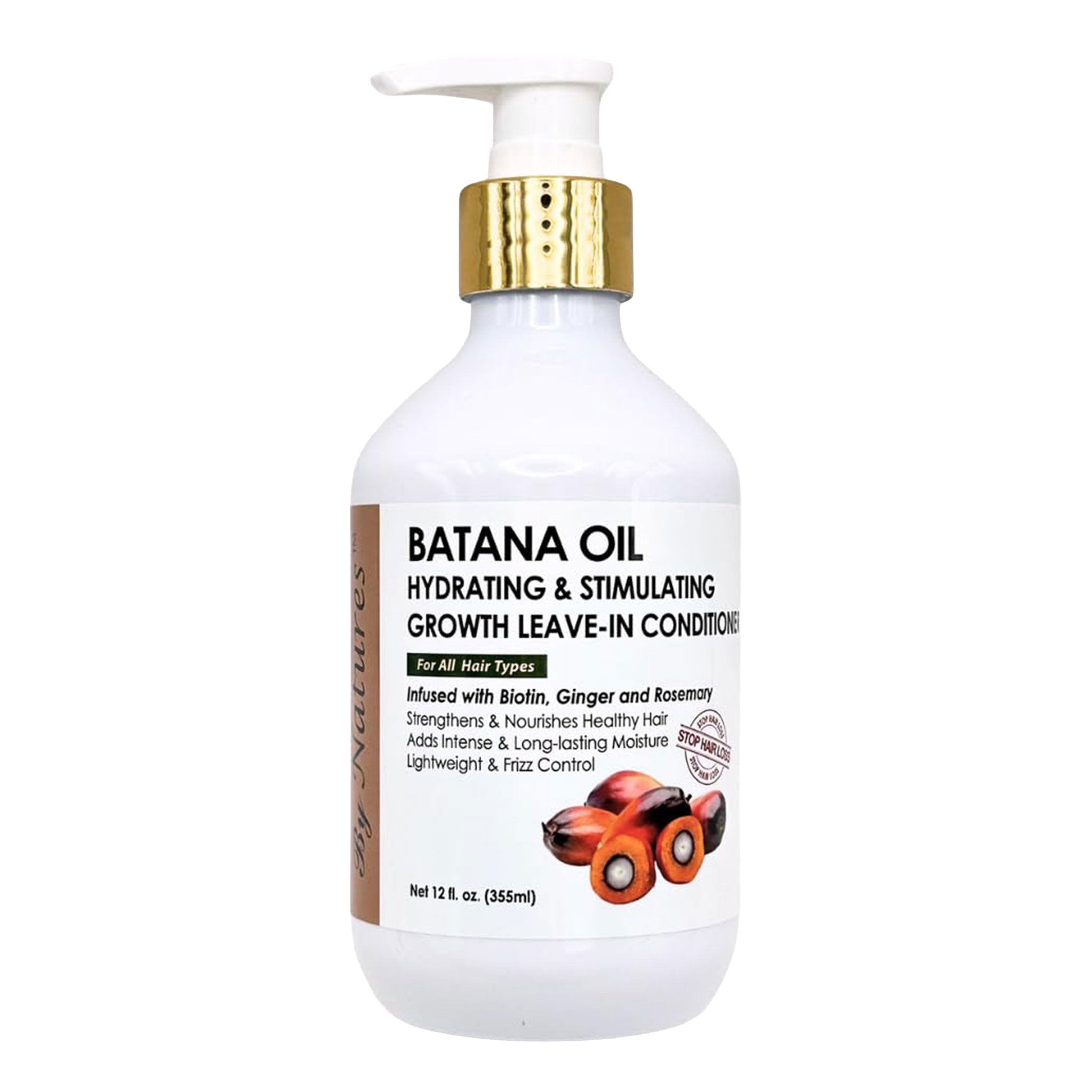 Batana Oil hair care product bottle on a white background