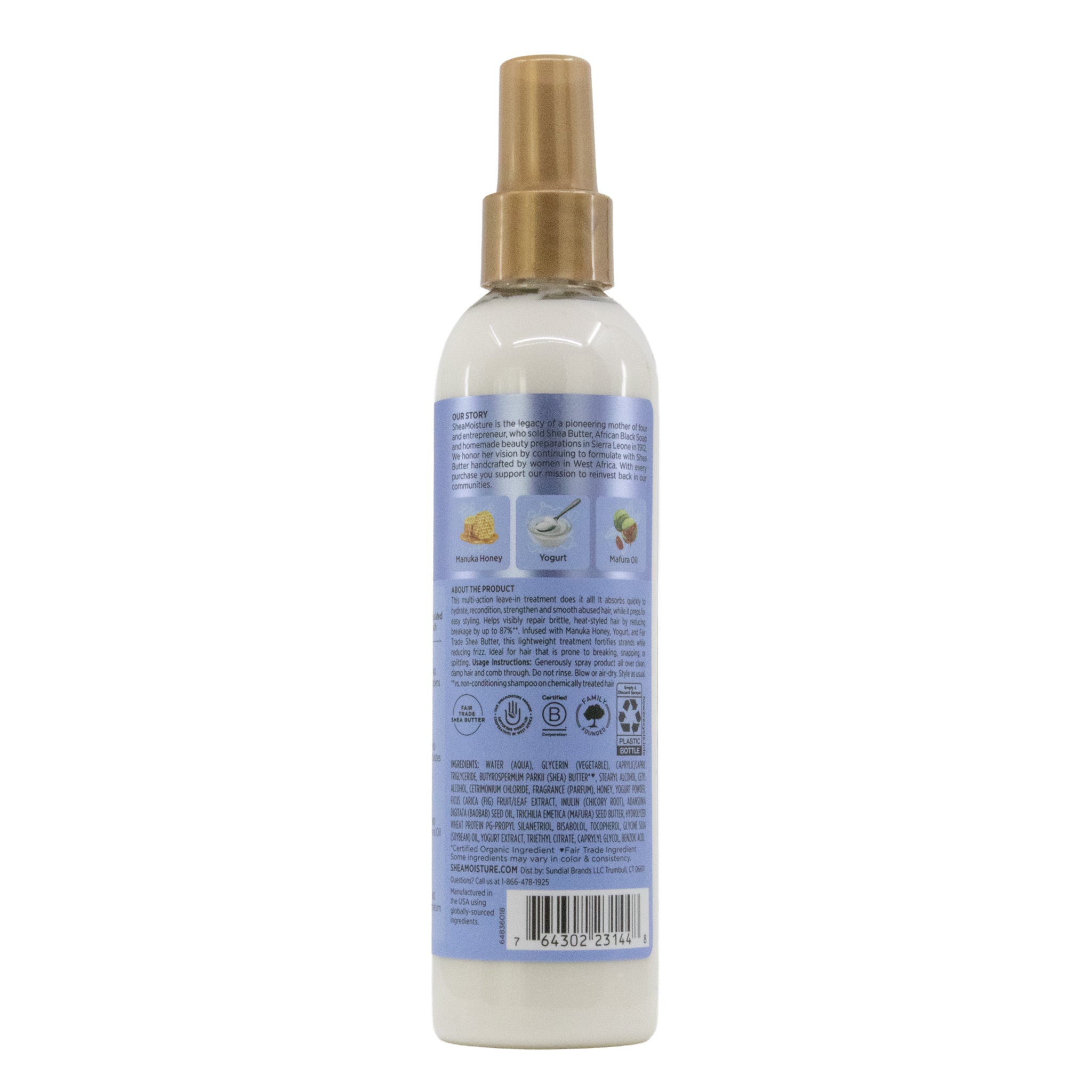 SHEA MOISTURE Manuka Honey & Yogurt Hydrate + Repair Multi-Action Leave-In (8oz)
