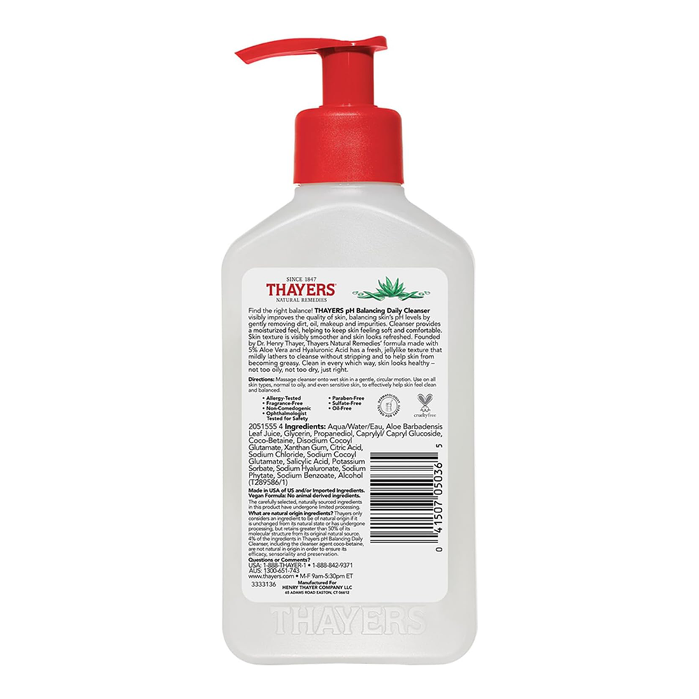 THAYERS PH Balancing Daily Cleanser (8oz)