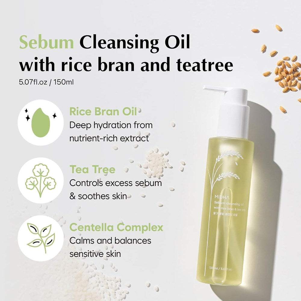 MIDHA Sebum Cleansing Oil (5.07oz)