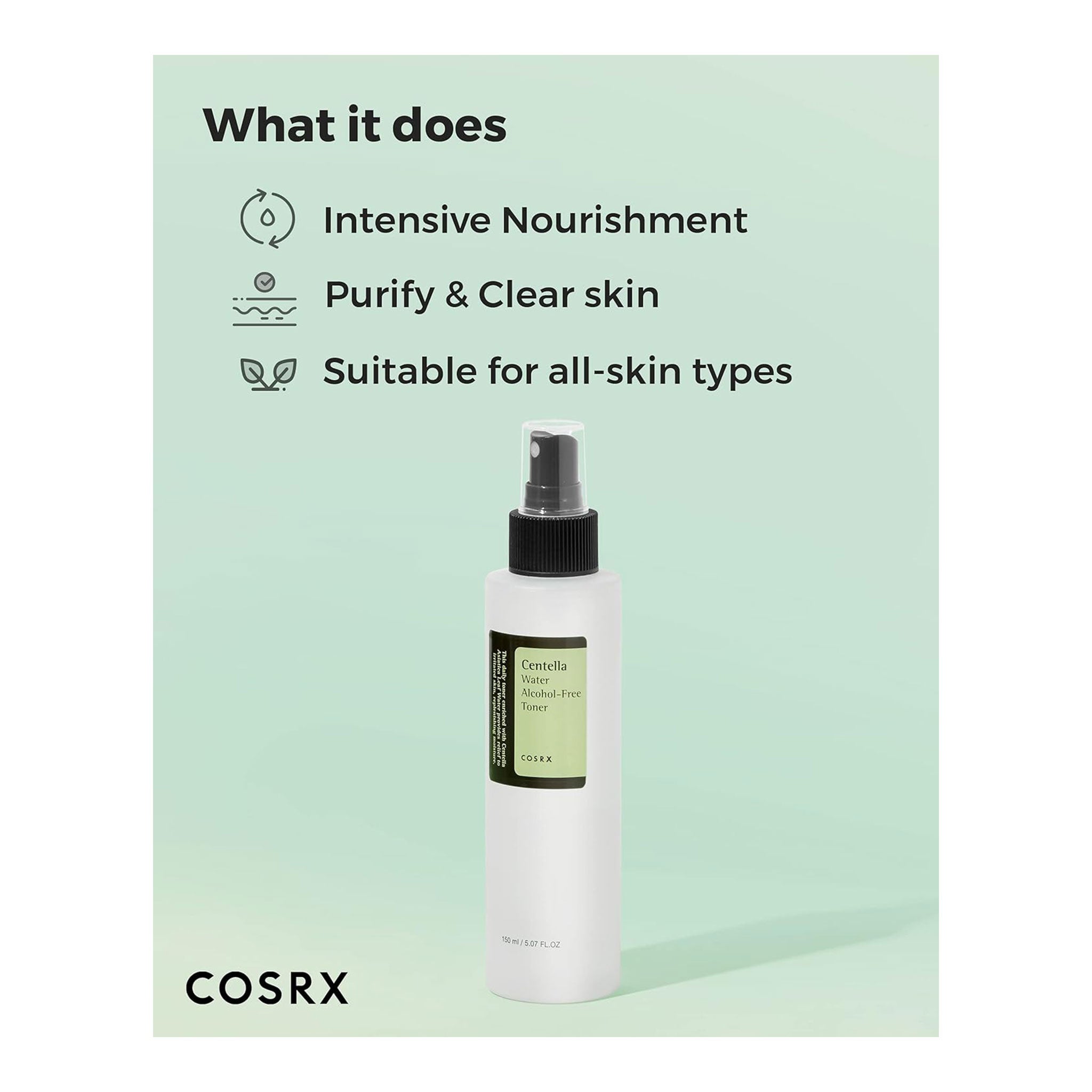 COSRX Centella Water Alcohol Free Toner (150ml)