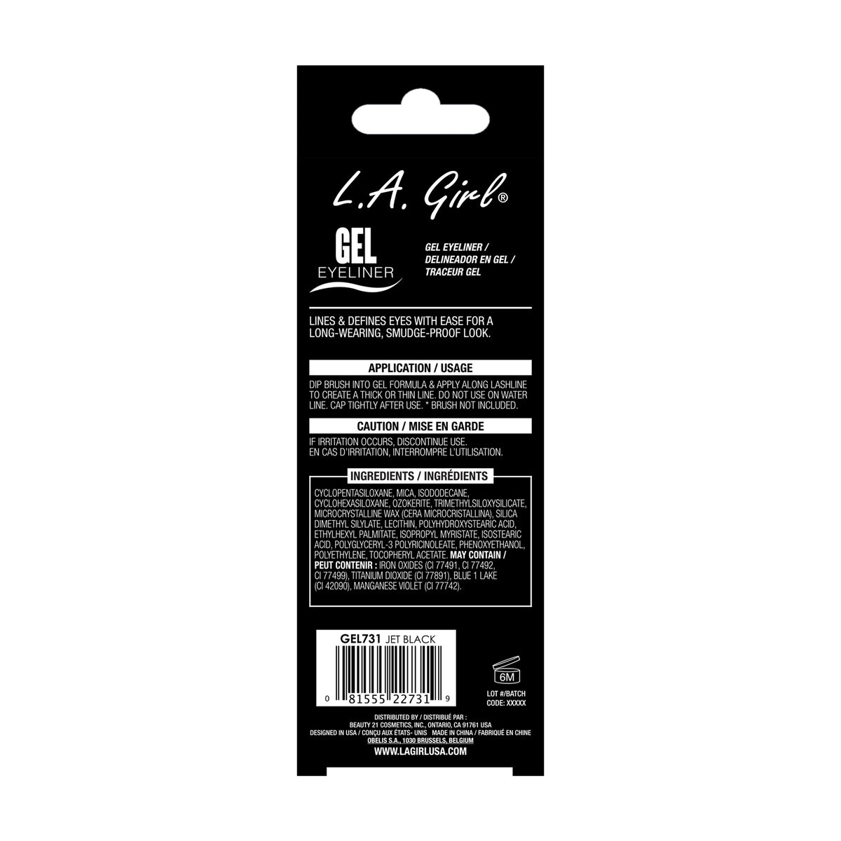 L.A. GIRL Gel Eyeliner (3g)