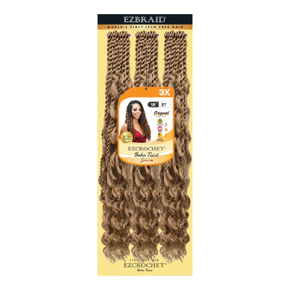 EZBRAID Ezcrochet 3X Boho Twist Braid (18inch)