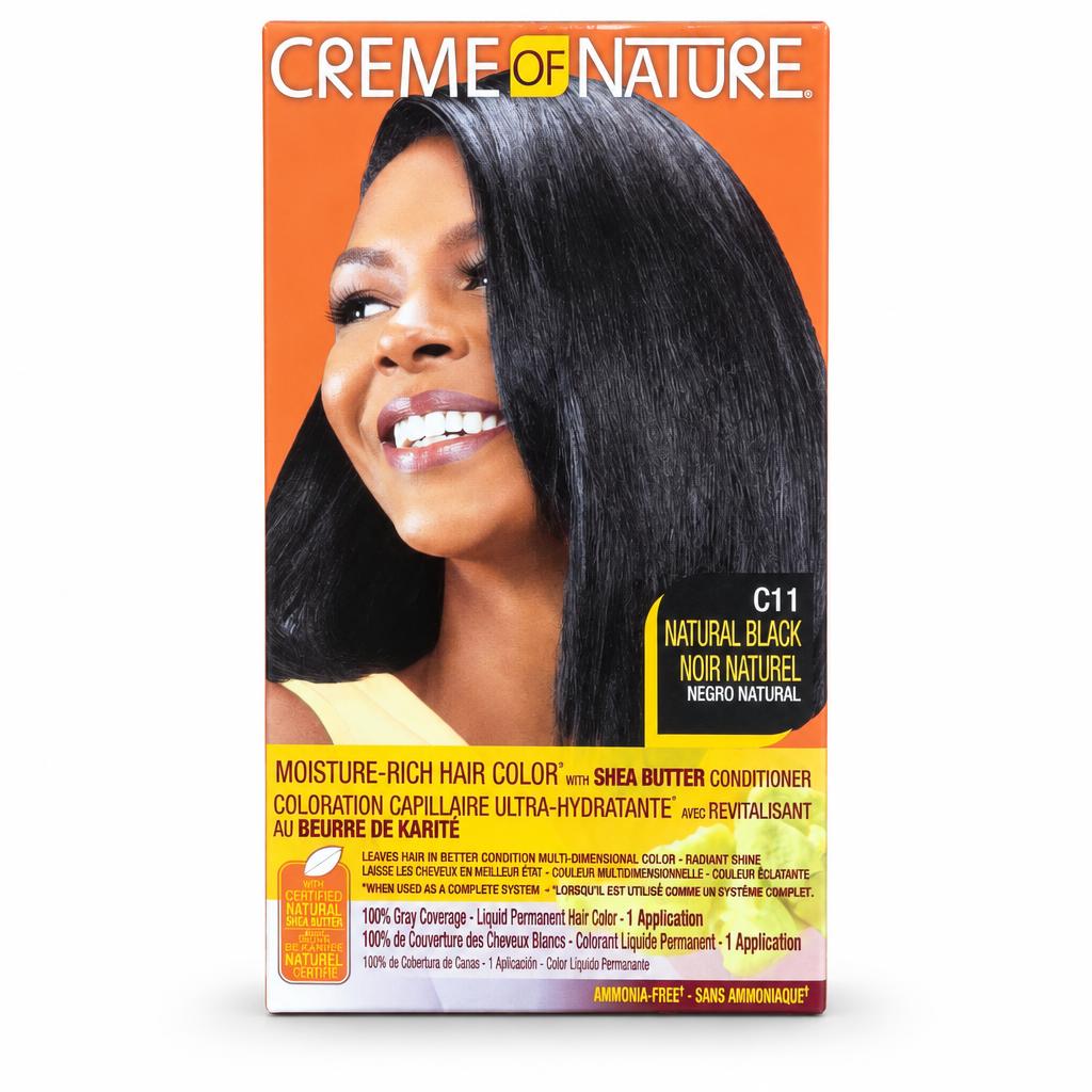 Coloration capillaire hydratante liquide CREME OF NATURE