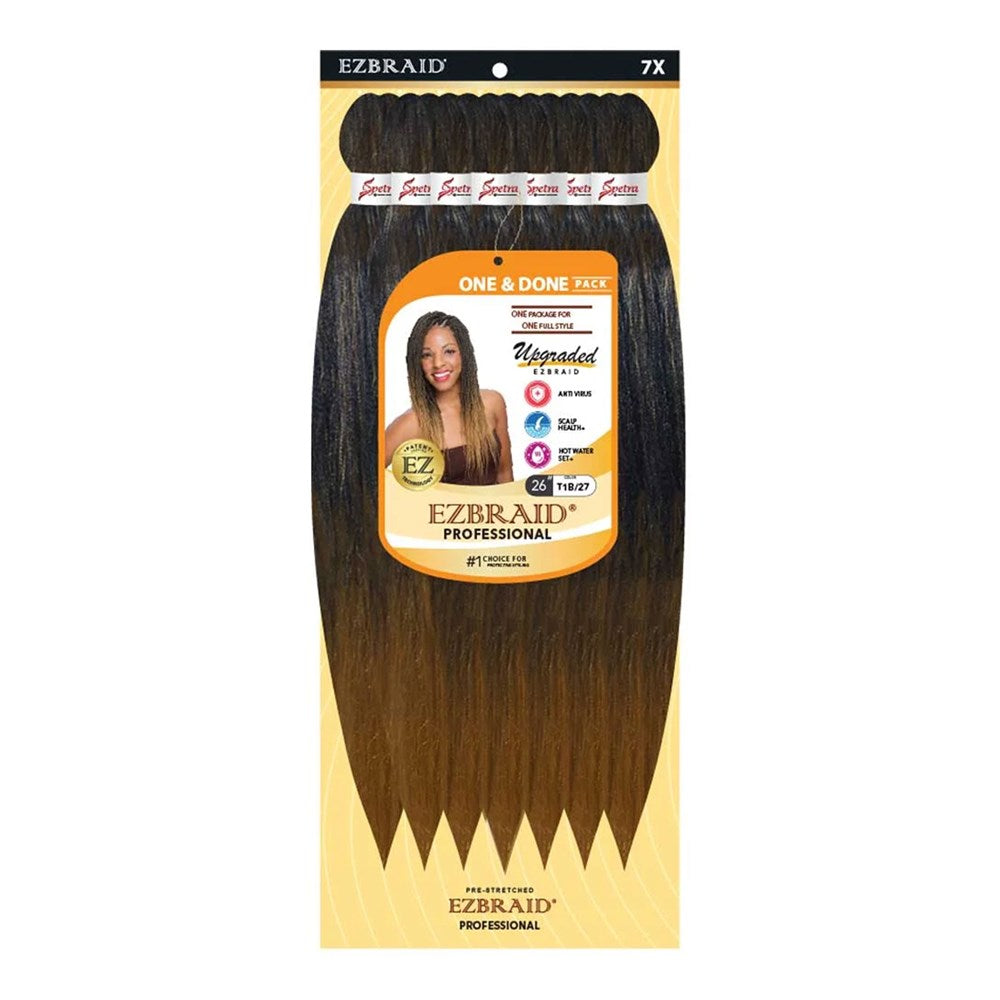 EZBRAID Professional 7X One & Done Pre-Stretched Braid (26inch)