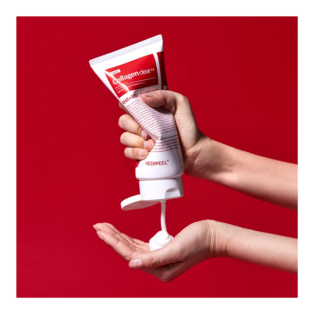 MEDIPEEL+(MDP+) Red Lacto Collagen Clear Foam Cleanser 2.0 (120ml)
