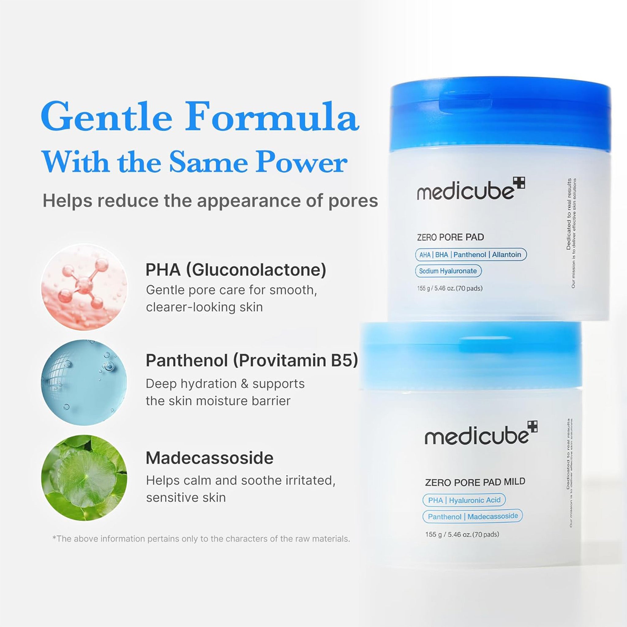 MEDICUBE 2024 ZERO PORE PAD MILD (155g / 70pcs)