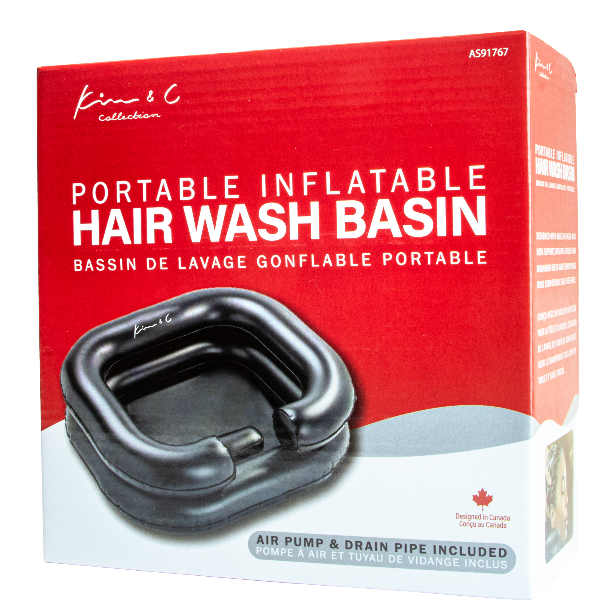 Kim & C Portable and Inflatable Hair Wash Basin