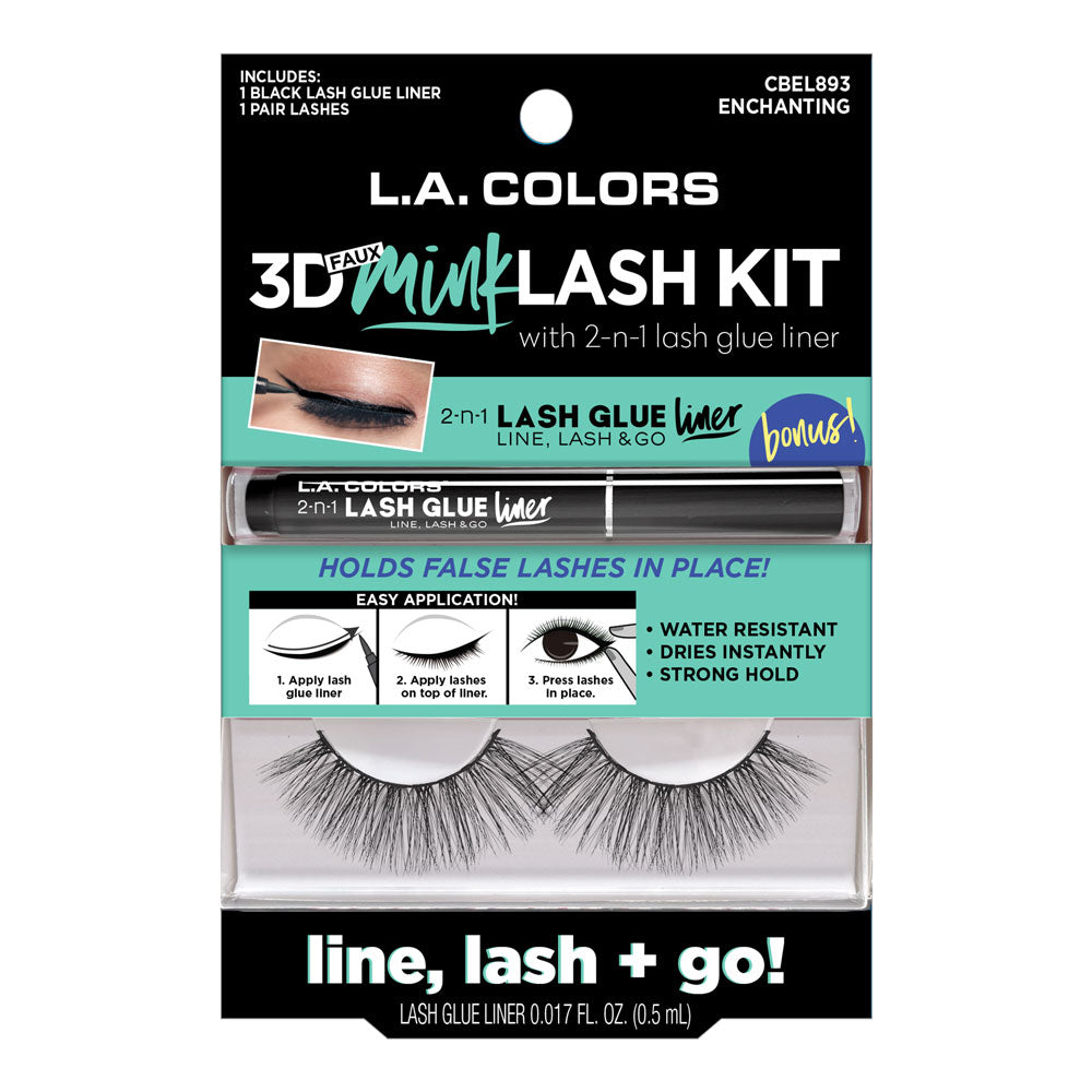 L.A. COLORS 3D Faux Mink Lash Kit