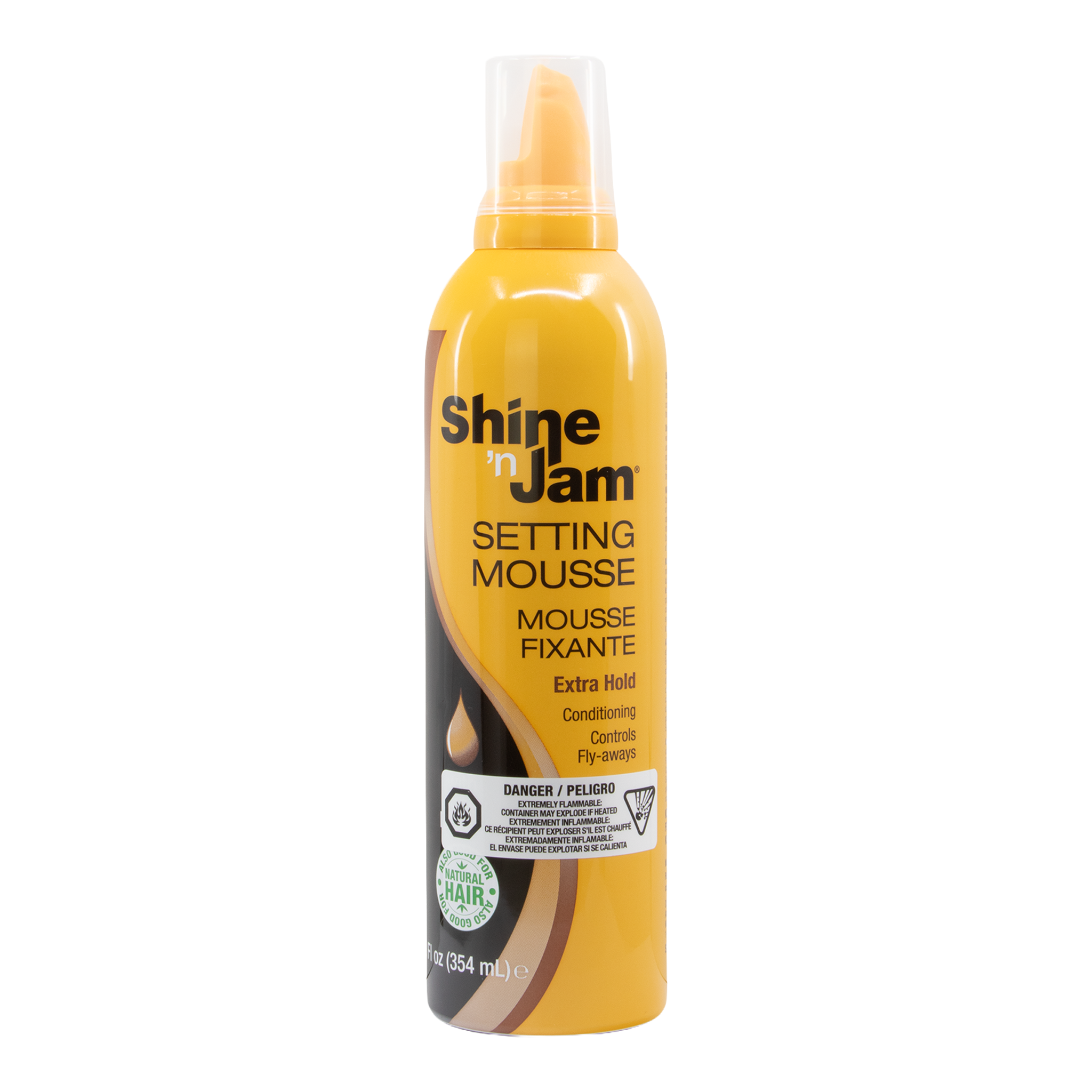 AMPRO Shine 'n Jam Setting Mousse Extra Hold (12oz)