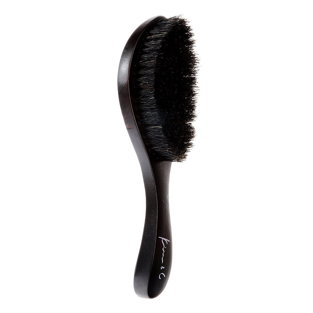KIM & C Curved Brush Premium Boar Brush - Aone Beauty Supply Online Store