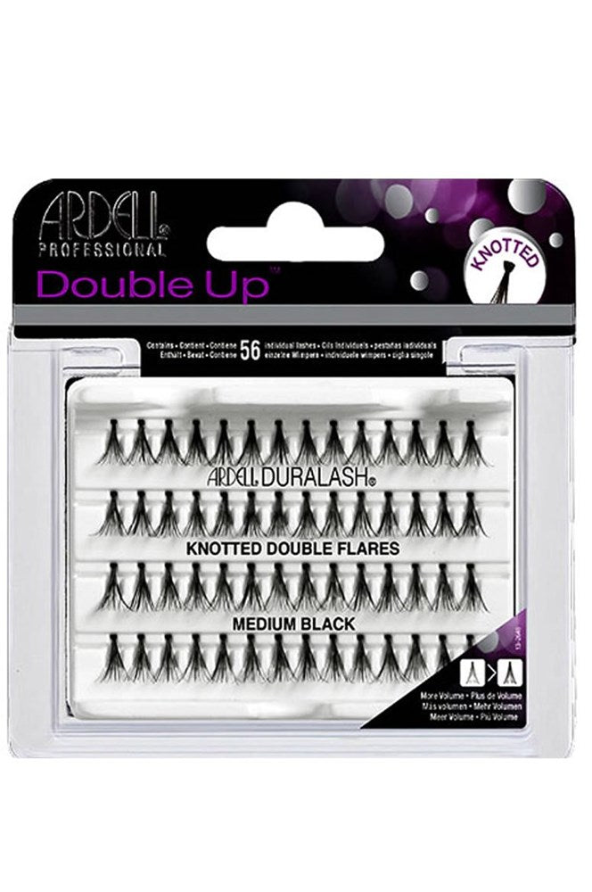 Ardell Double Up knotted double flares eyelashes packaging on a white background