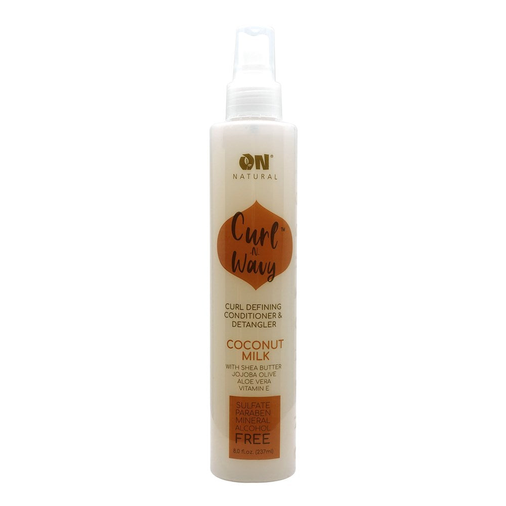 ON NATURAL Curl & Wavy Coconut Milk Conditioner & Detangler - Aone Beauty Supply Online Store