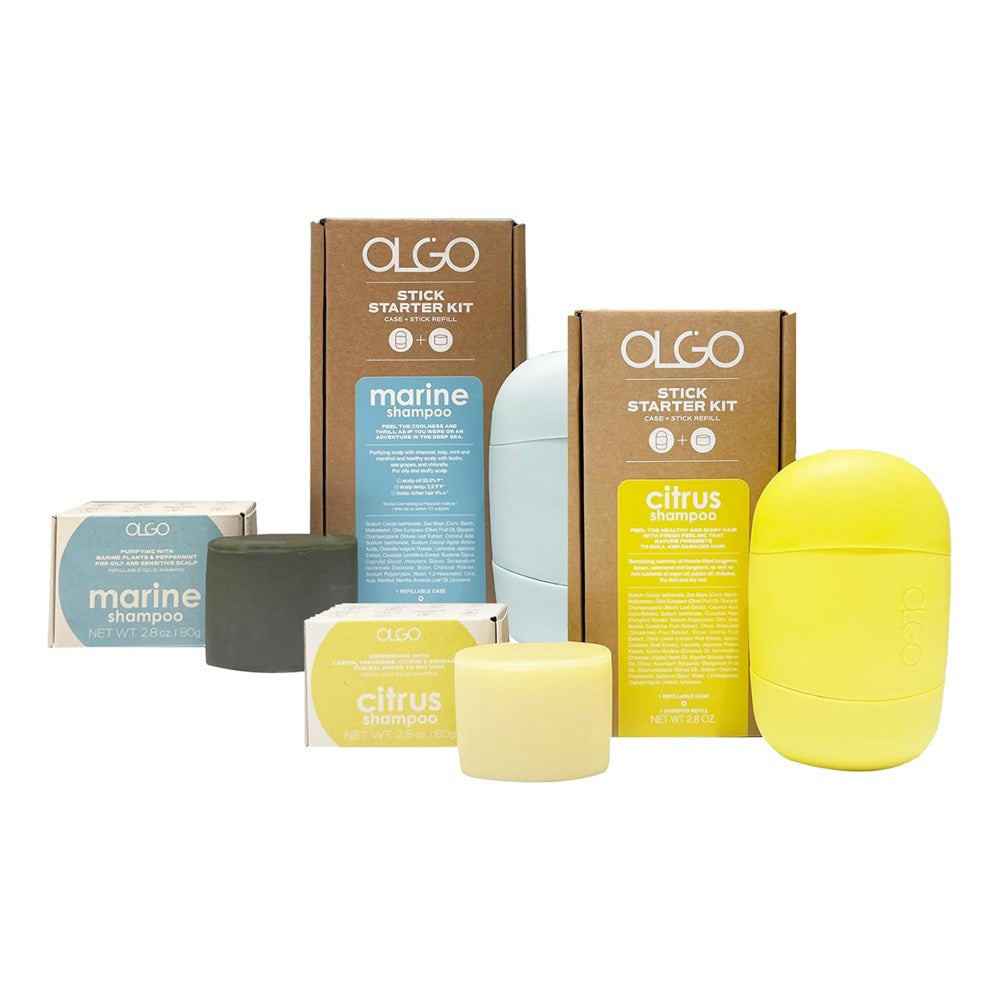 OLGO Shampoo Stick Starter Kit (1 Case+1 Refill) (2.8oz)