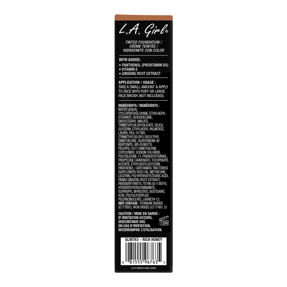 L.A. GIRL Tinted Foundation (1.06oz)