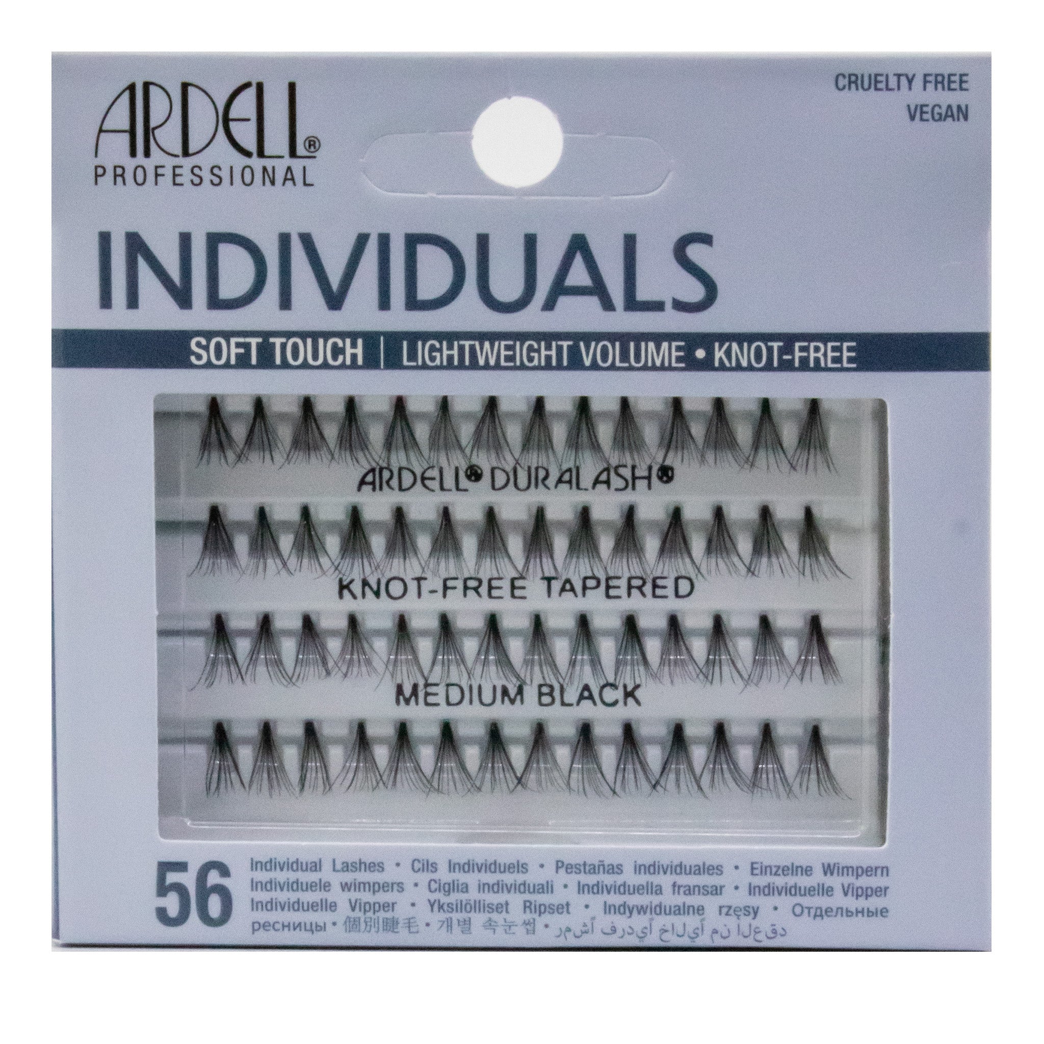 Ardell Individual Lashes packaging with lashes displayed on a white background