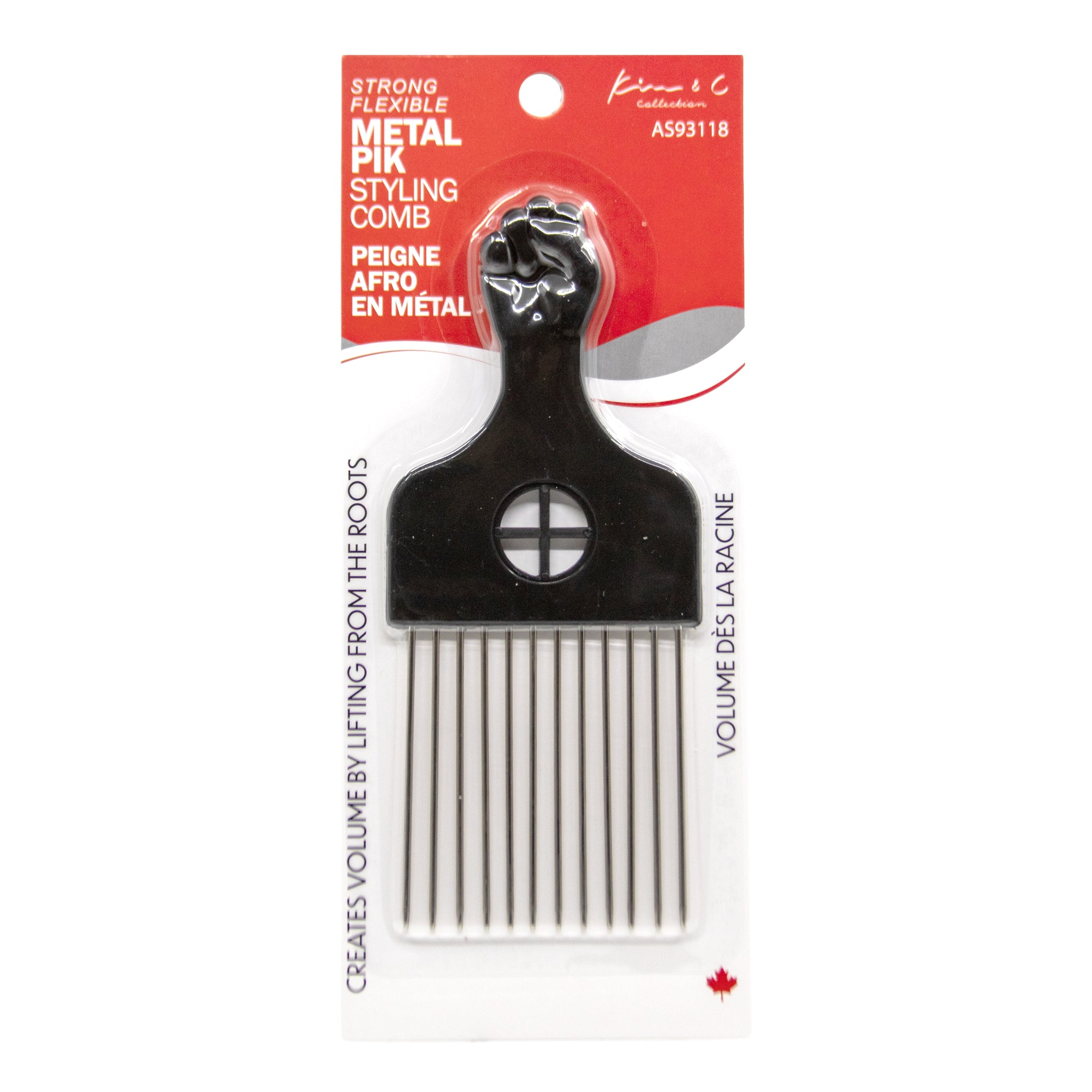 KIM & C Metal Pik Styling Comb