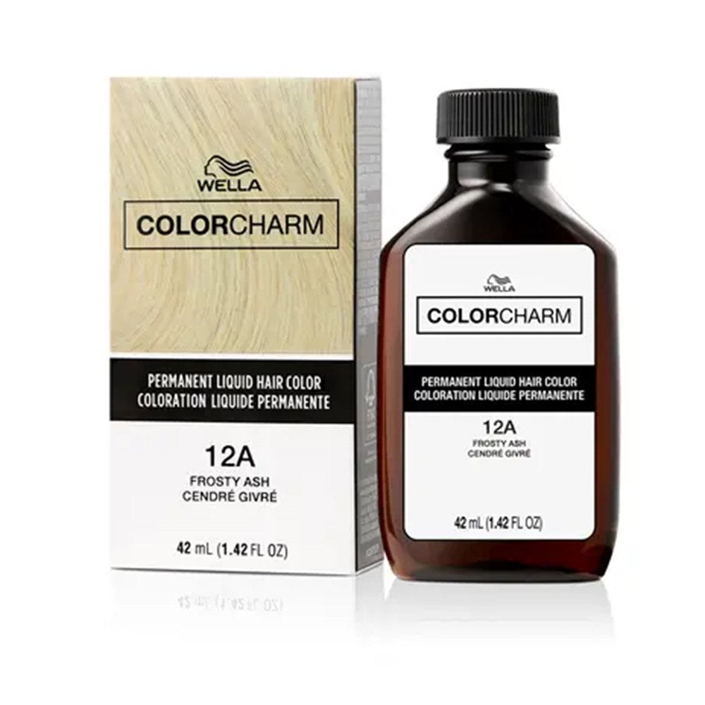 Wella Color Charm hair color bottle and packaging on a white background