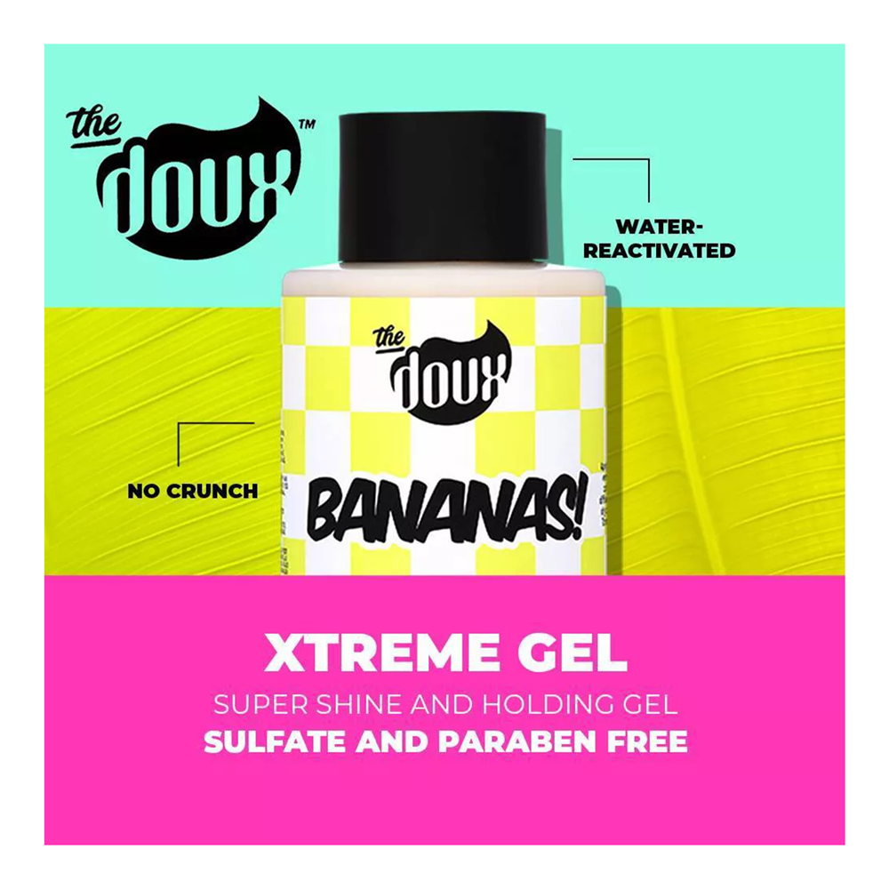 THE DOUX Bananas Xtreme Hold Hair Gel (12oz)