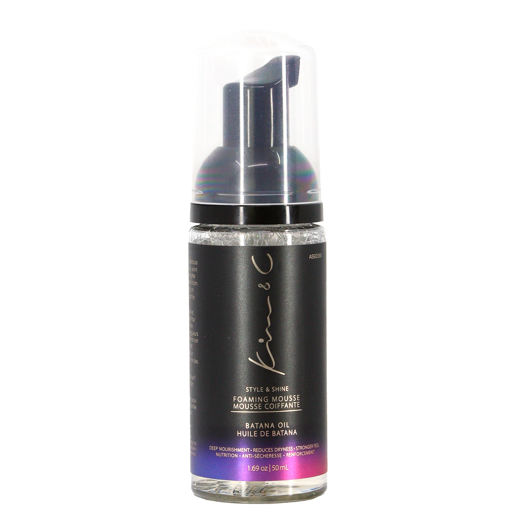Kim & C Foaming Mousse 1.69oz - Batana Oil
