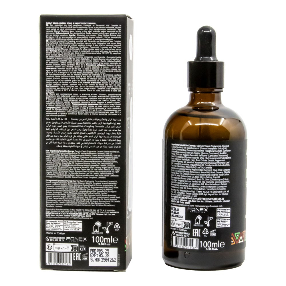 GUMMY PROFESSIONAL Braid Control Scalp & Hair Oil (100ml)