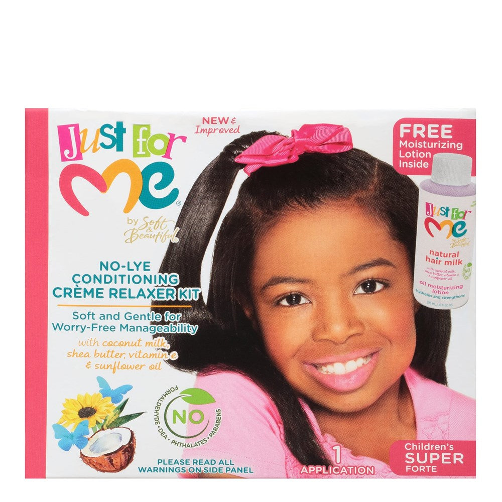 JUST FOR ME No-Lye Conditioning Creme Relaxer Kit - Aone Beauty Supply Online Store