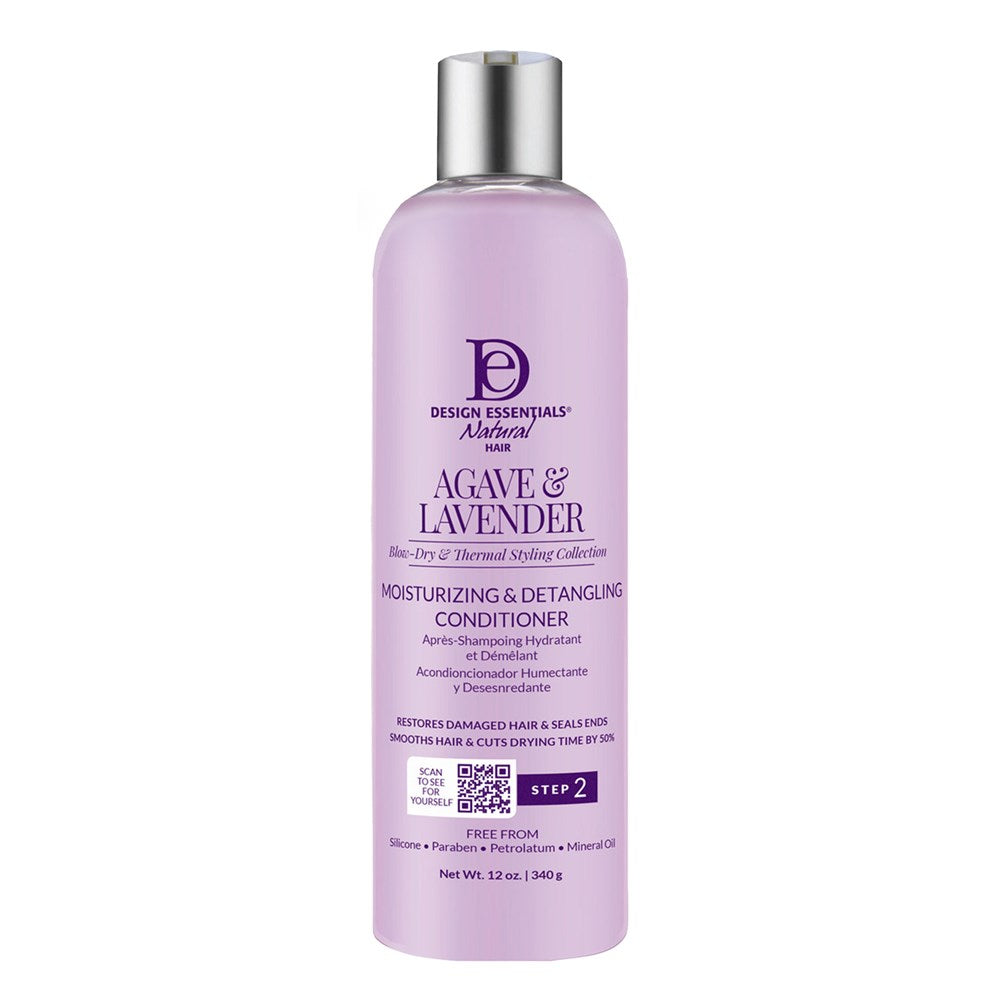 DESIGN ESSENTIALS Agave & Lavender Moisturizing & Detangling Conditioner (12oz)