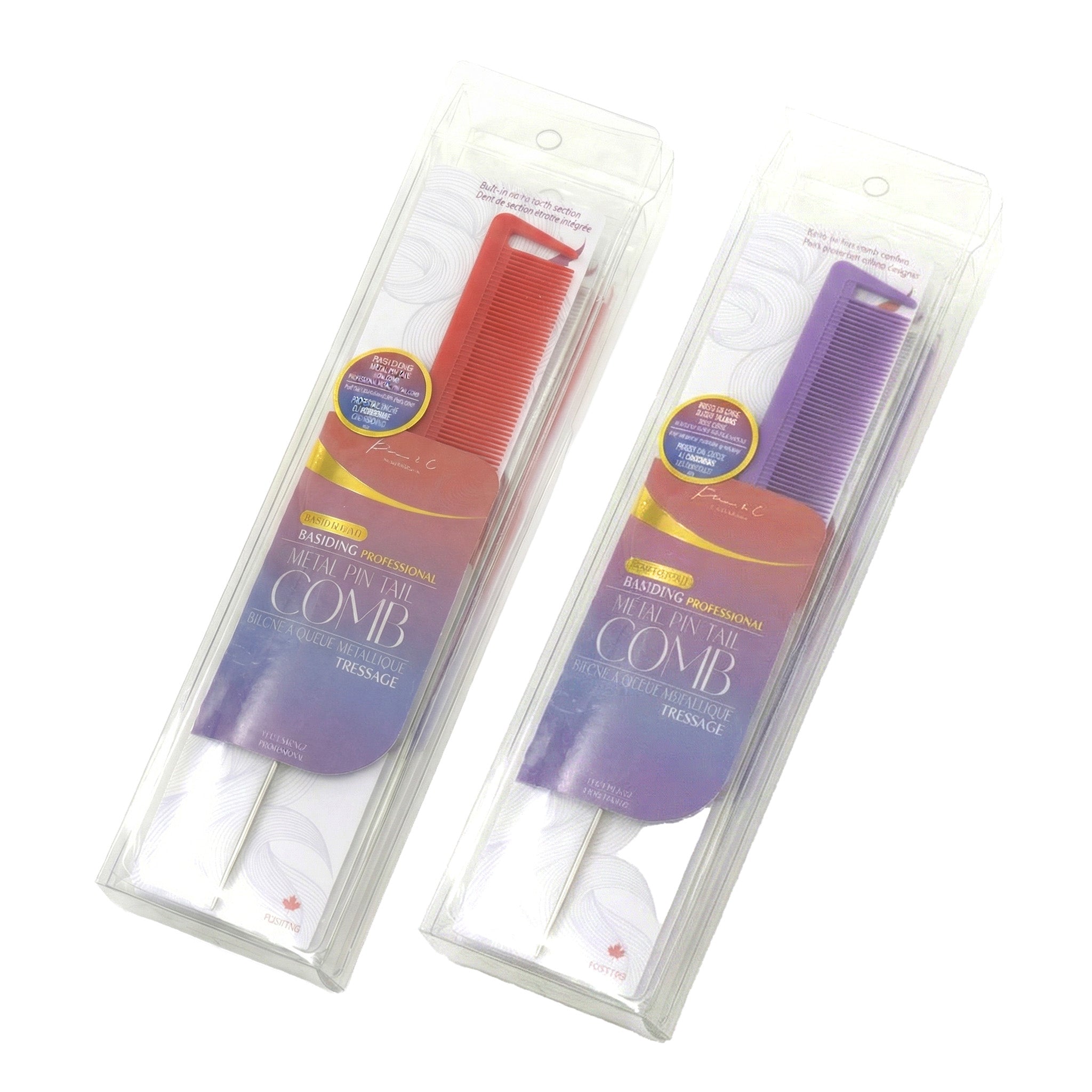 Kim & C Braiding Metal Pintail Carbon Comb