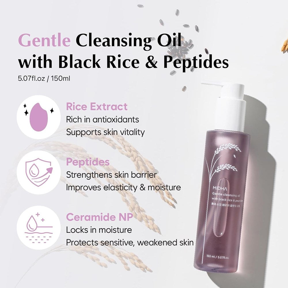 MIDHA Gentle Cleansing Oil (5.07oz)