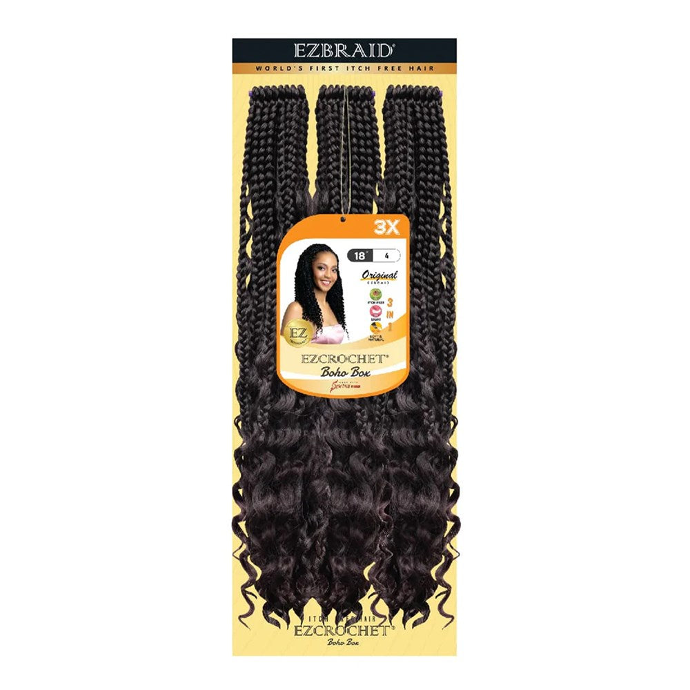 EZBRAID Ezcrochet 3X Boho Box Braid (18inch)