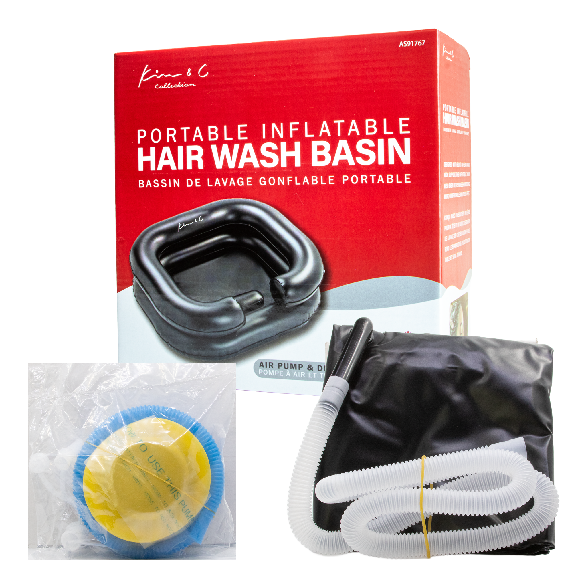 Kim & C Portable and Inflatable Hair Wash Basin