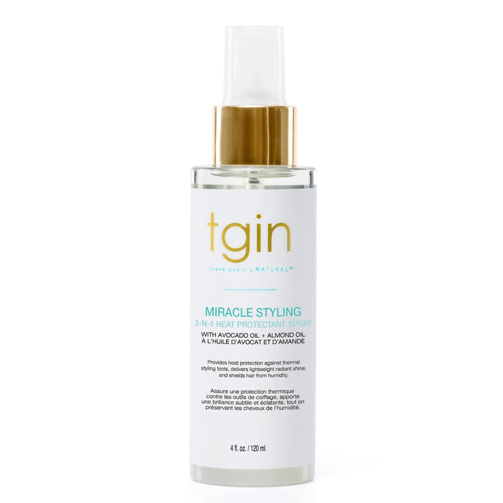 TGIN Miracle Styling 3 N 1 Heat Protectant Spray (4oz)