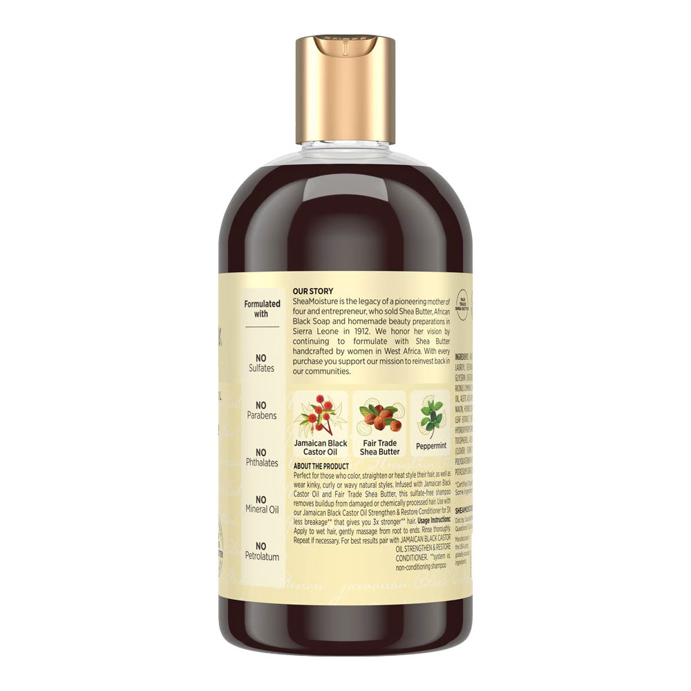 SHEA MOISTURE Jamaican Black Castor Oil Strengthen & Restore Shampoo