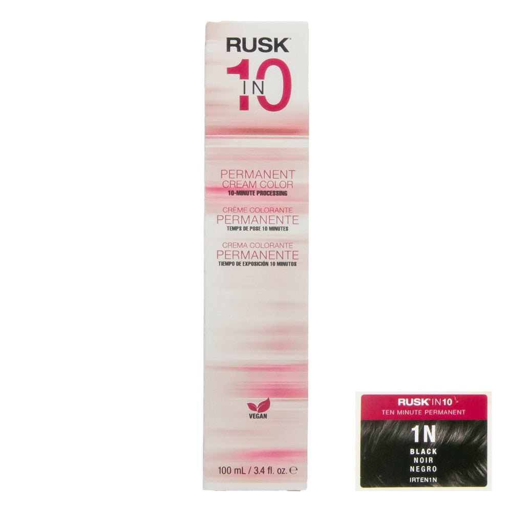 RUSK IN 10 Permanent Cream Color (3.4oz)