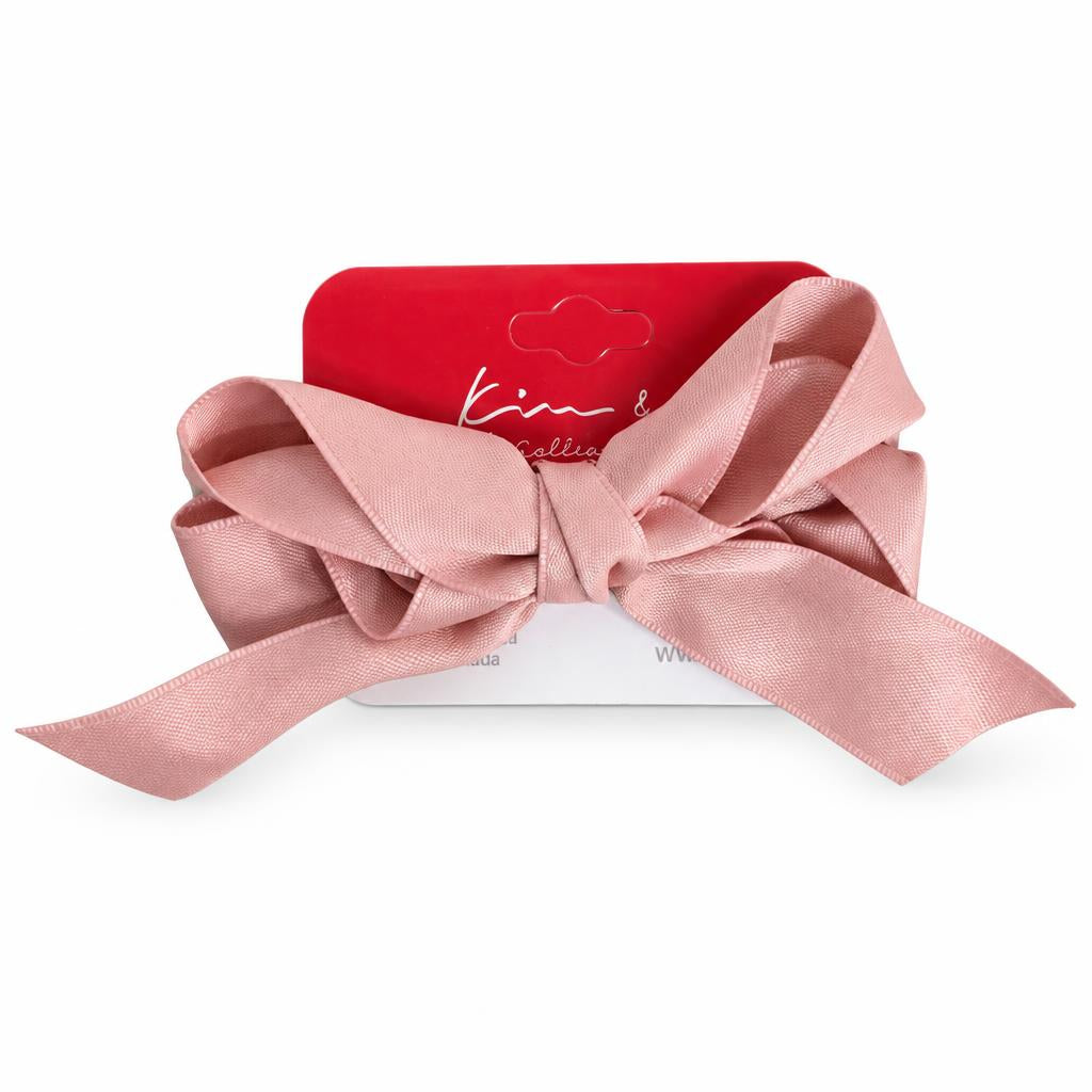 KIM & C Wide Ribbon Bow Hair Clip