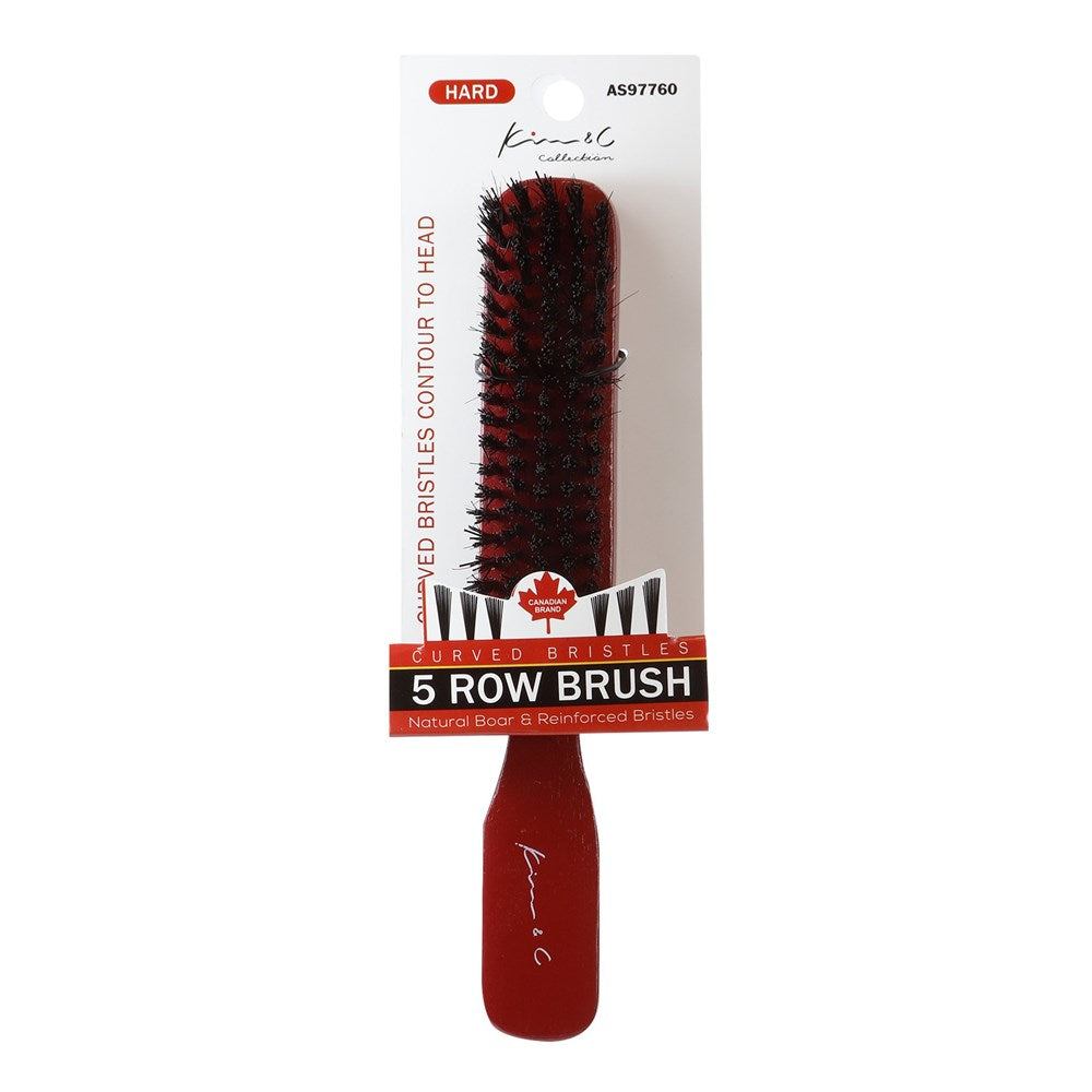 KIM & C Curved Brush Premium Boar Brush - Aone Beauty Supply Online Store