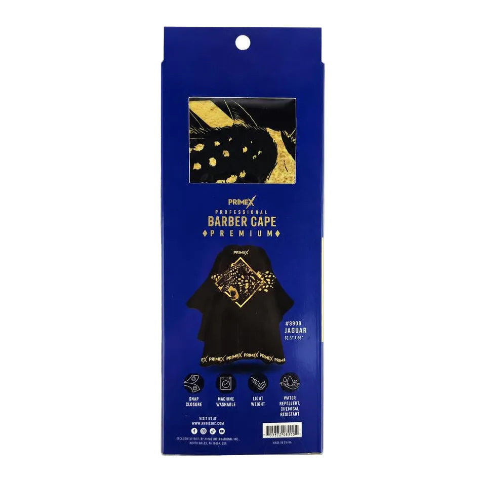 ANNIE PrimeX Premium Barber Cape - Jaguar