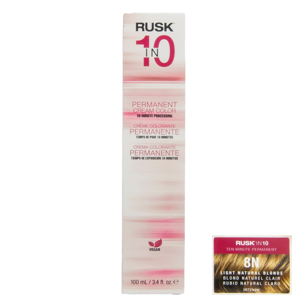 RUSK IN 10 Permanent Cream Color (3.4oz)