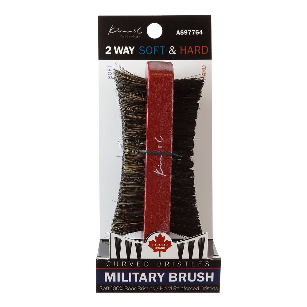 KIM & C Curved Brush Premium Boar Brush - Aone Beauty Supply Online Store