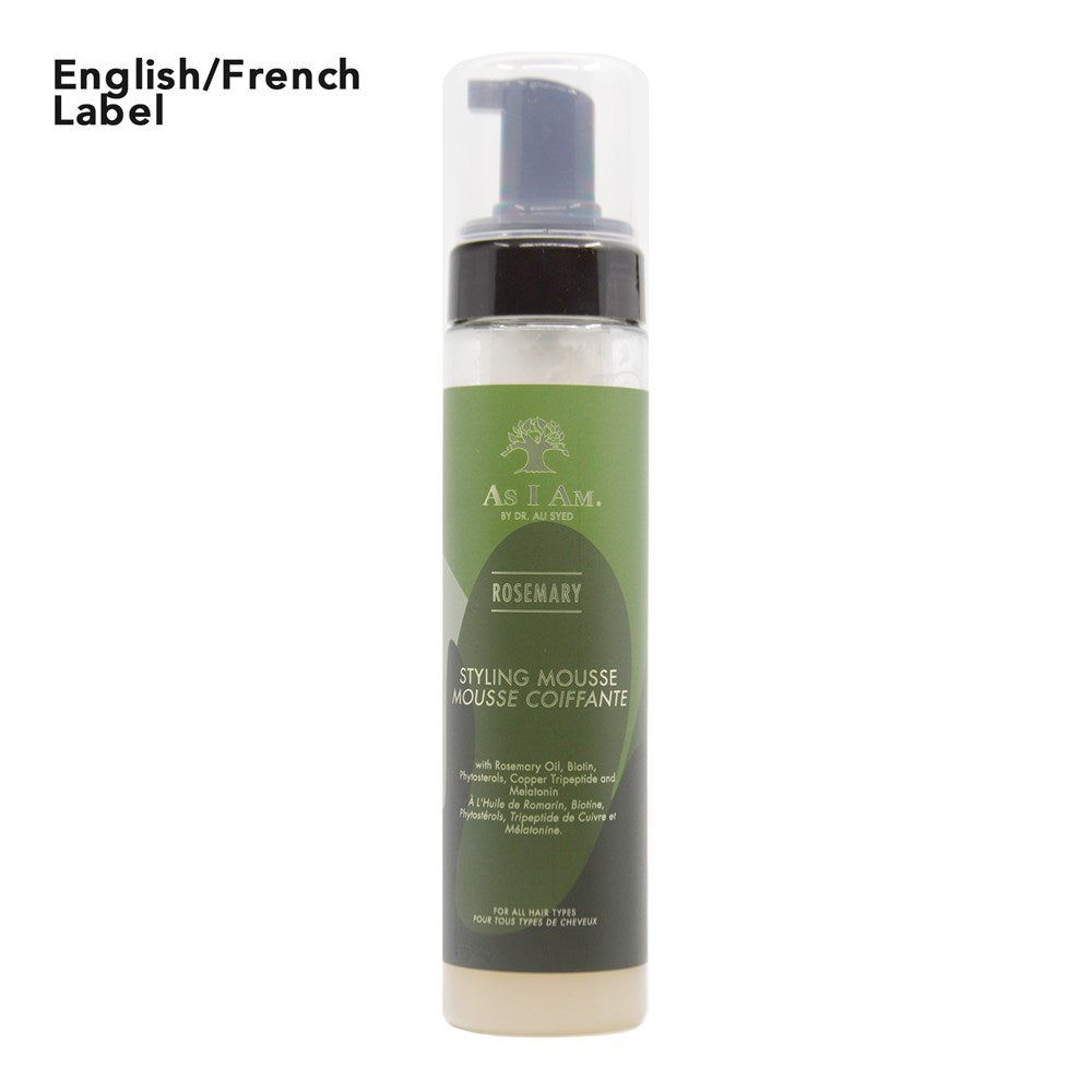 AS I AM Rosemary Styling Mousse (8oz)