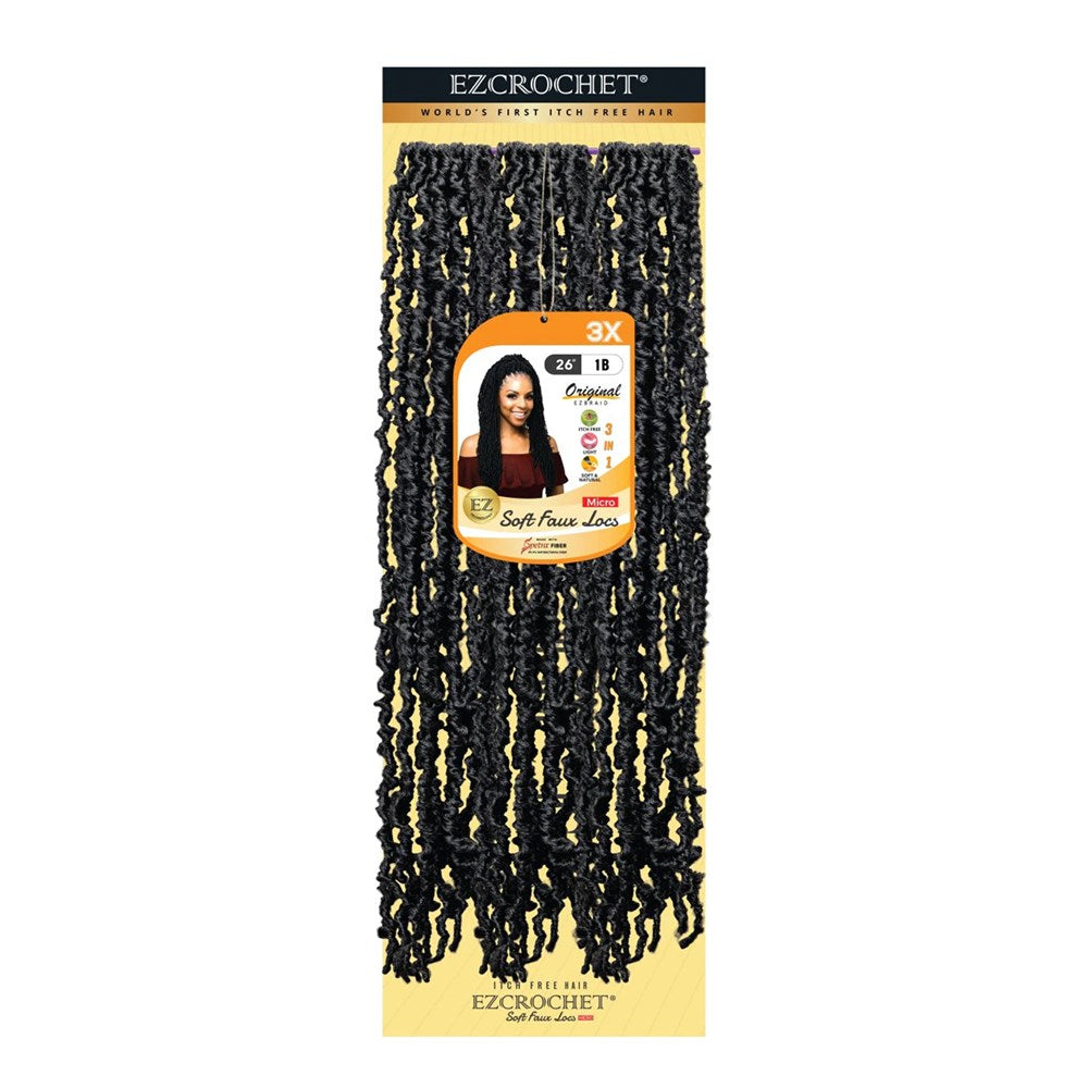 EZBRAID Ezcrochet 3X Soft Faux Locs Braid (26inch)