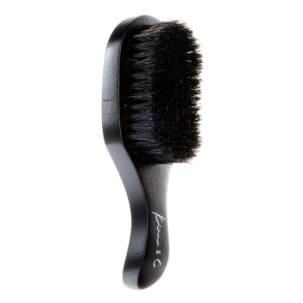 KIM & C Curved Brush Premium Boar Brush - Aone Beauty Supply Online Store