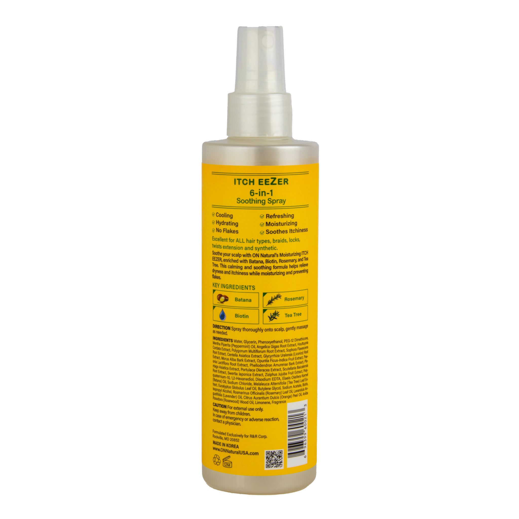 ON NATURAL Moisturizing Itch Eezer 6-in-1 Soothing Spray (8oz)