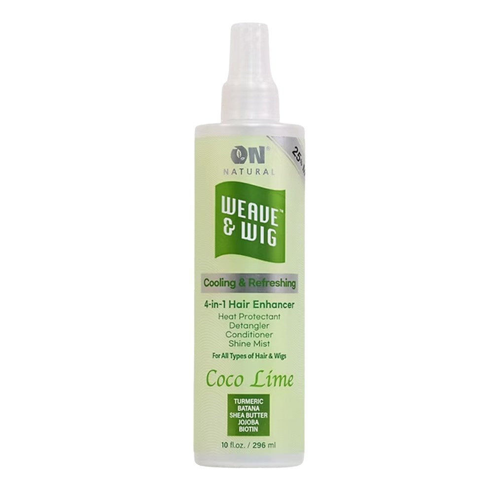 ON NATURAL Weave & Wig 4 In 1 Hair Enhancer Heat Protectant Detangler & Conditioner