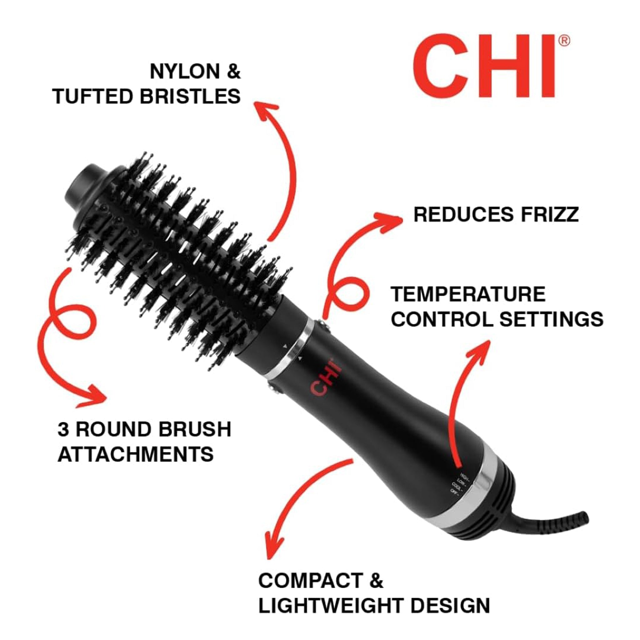 CHI Round Blowout Brush 3 In 1