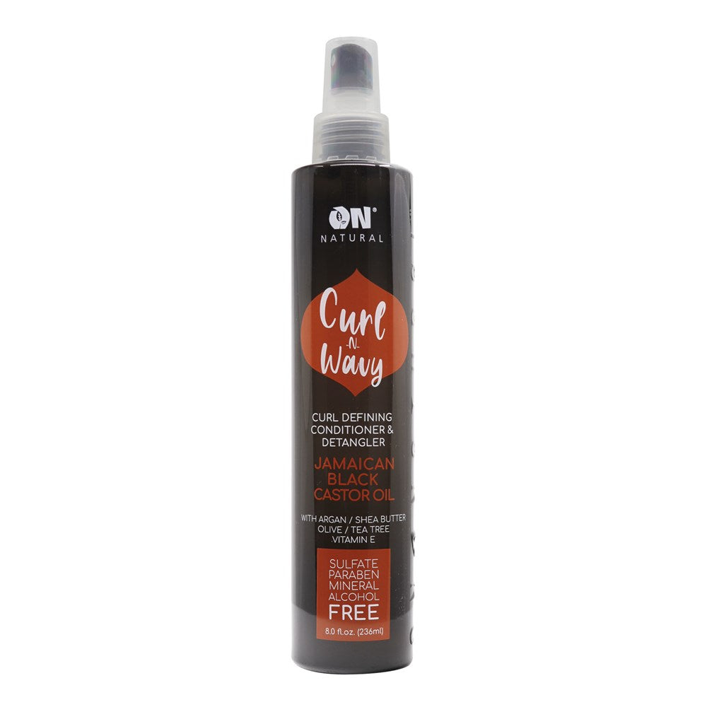 ON NATURAL Curl & Wavy Jamaican Black Castor 4-In-1 Enhancer Conditioner & Detangler