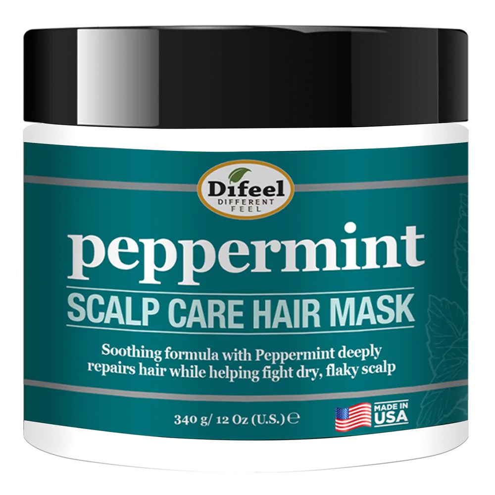 Difeel(Sunflower) Peppermint Scalp Care Hair Mask (12oz)