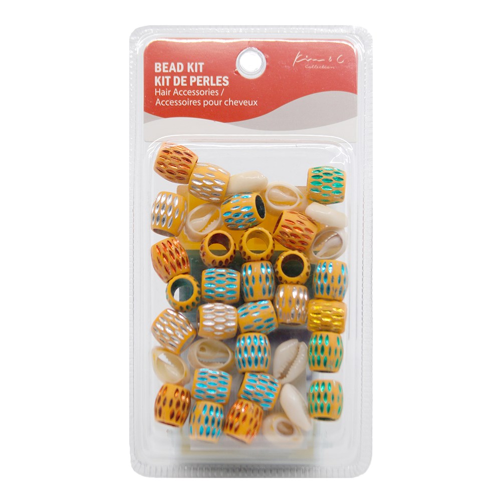 KIM & C Wooden Hair Beads
