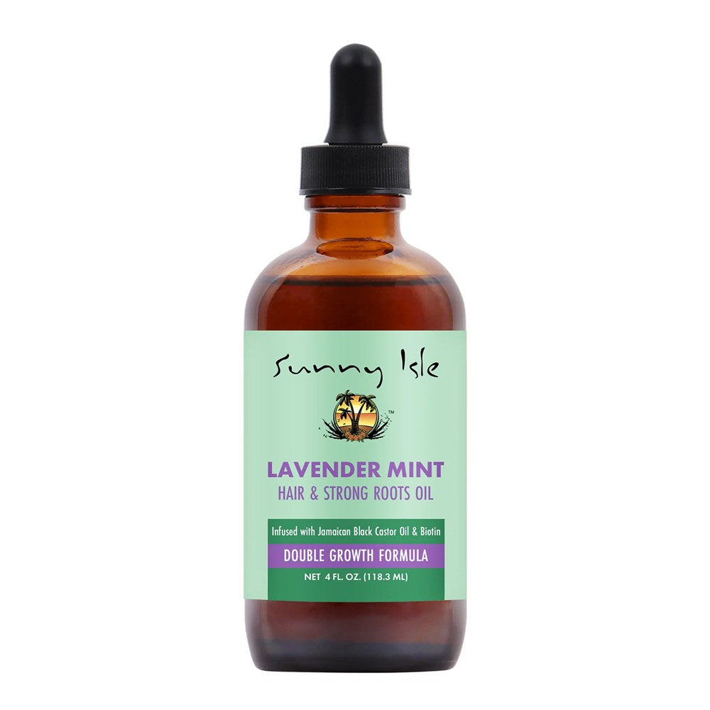 SUNNY ISLE Lavender Mint Hair & Strong Roots Oil (4oz)